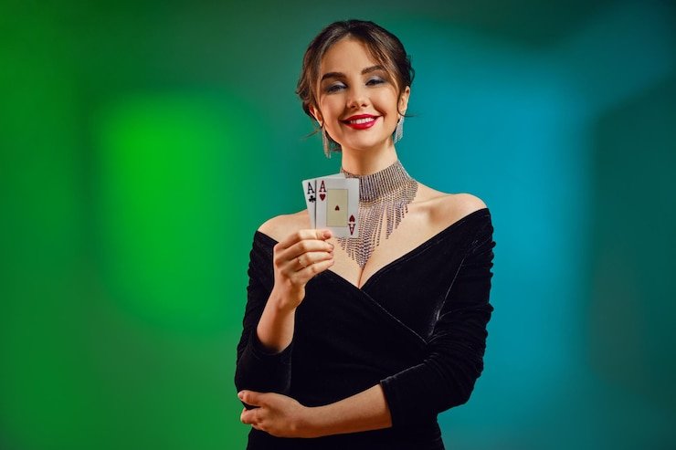 Live dealer Three Card Poker table at jangkrik togel